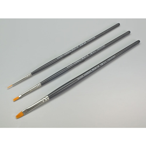 Tamiya - High Finish Brush Set (3 Pce)