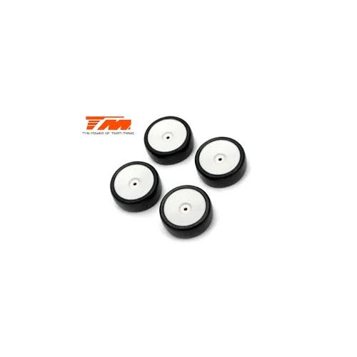 Team Magic - 1/10th Touring rubber rim and tyre 24° High Grip 24m 4pc