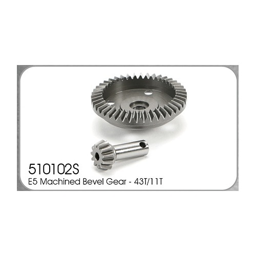 E5 option Machined bevel gear 43/11T