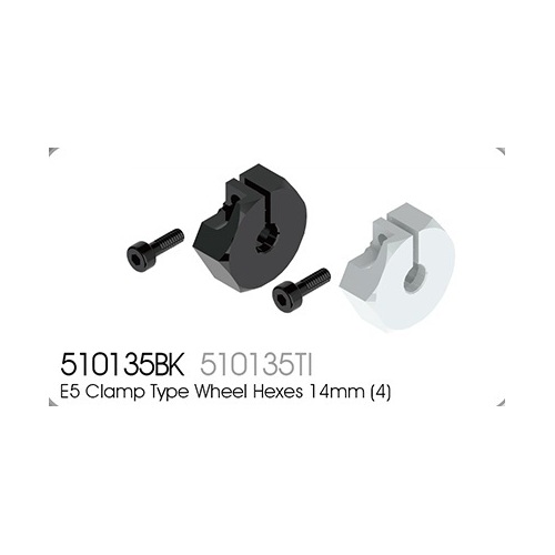 E5 option clamp 14mm wheel hex black (4)