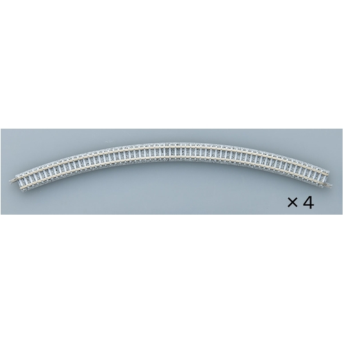 Tomix N Curve PC Track 15-3/8" 391mm Radius, 45° (4)