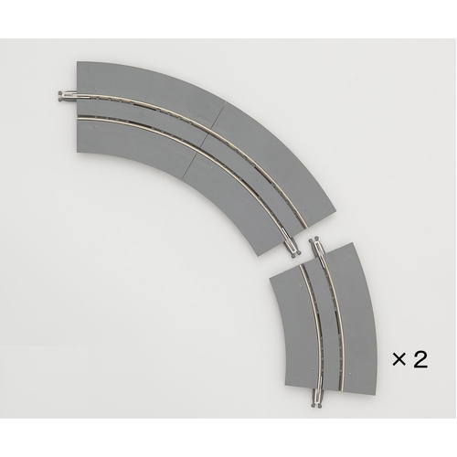 Tomix N Tram Super Mini Curve Track 4-1/16" 103mm 2 each of 30 & 60°