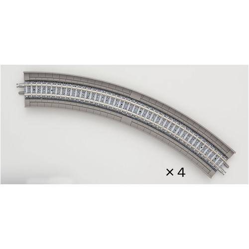 Tomix N Overhead Viaduct Curve Track 11" Radius, 45°(4)