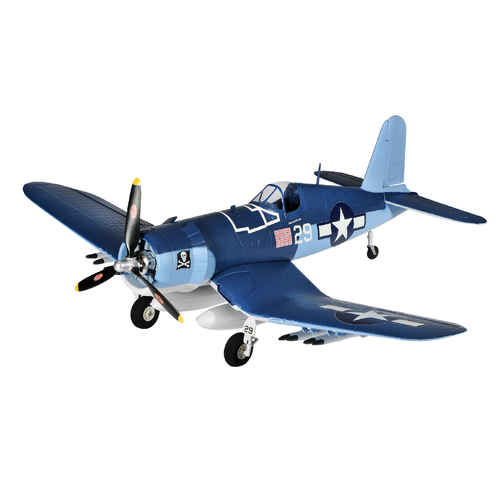 Top RC 750mm F4U (Blue) PNP+Flight Controller RC Aircraft