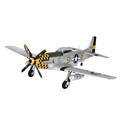 Top RC 750mm P-51D  (Yellow)PNP+Flight Controller RC Aircraft