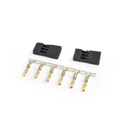 JR CONNECTOR MALE GOLD PLATED TERMINALS 2