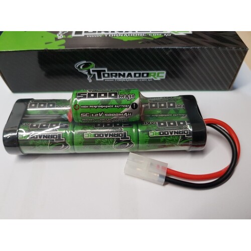 Tornado RC NIMH 5000mah 8.4V STICK TAMIYA PLUG-HUMP