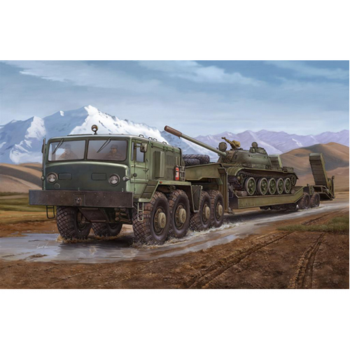 Trumpeter 1/35 MAZ-537G intermediate type with MAZ/ChMZASP 5247G semi-trailer