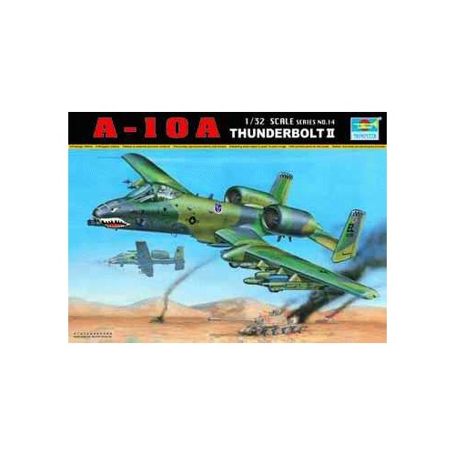 Trumpeter 1/32 US A-10A Thunderbolt II Plastic Model Kit [02214]