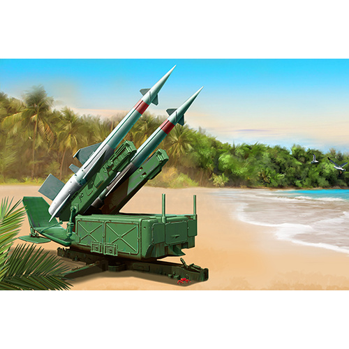 Trumpeter 1/35 Soviet 5P71 Launcher with 5V27 Missile Pechora (SA-3B Goa) Plastic Model Kit