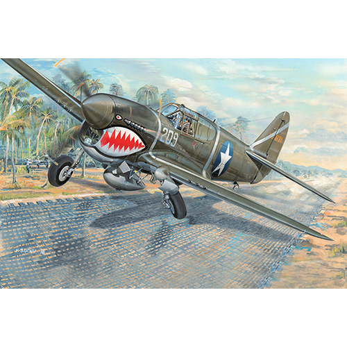 Trumpeter 1/32 P-40F Warhawk *AUS Decal* Plastic Model Kit