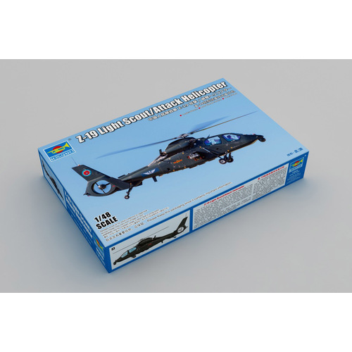 Trumpeter -  1/48 Z-19 Light Scout/Attack Helicopter Plastic Model Kit [05819]