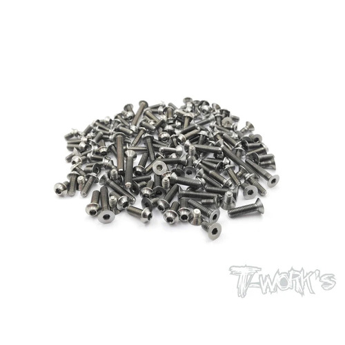 TWORKS 64 Titanium  Screw set 45pcs.(For Xray NT1 2023)