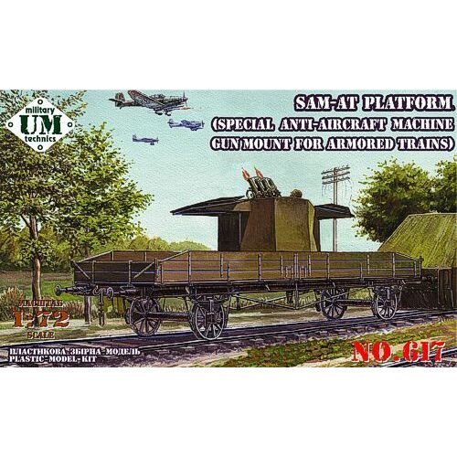 UM-MT 1/72 SAM-AT PLATFORM (special anti-aircraft machine gun mount for armored trains)