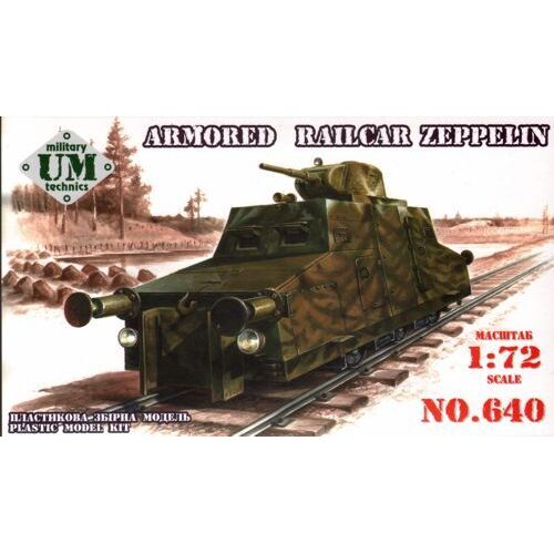 UM-MT 1/72 Armored railcar ZEPPELIN Plastic Model Kit