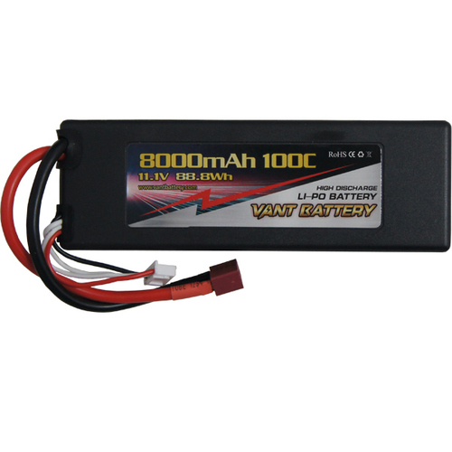 Vant Lipo 8000  11.1v   100c  (37 X 46 X 147)