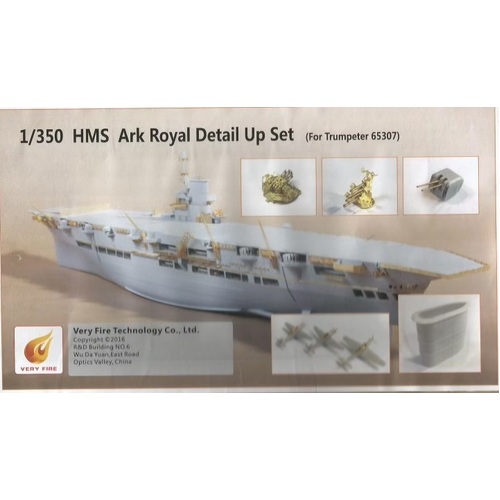 Very Fire - 1/350 HMS Royal Ark Detail Up Set (For Merit 65307)