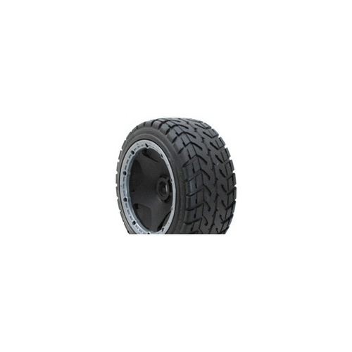 1/5 HPI BAJA 5B 5-SPOKE REAR WHEEL MOUNTED WITH A ROAD TERRAIN TYRE- VSKT694032