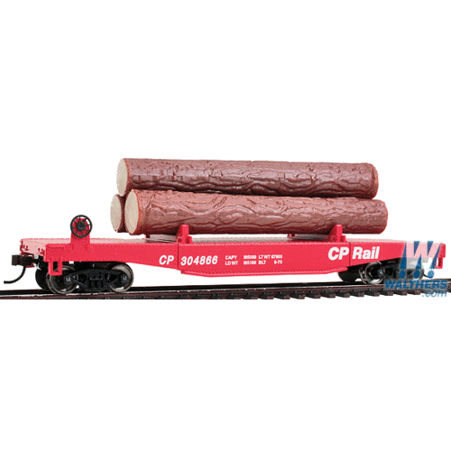 Walthers - Trainline Log Dump Car w/Logs CP