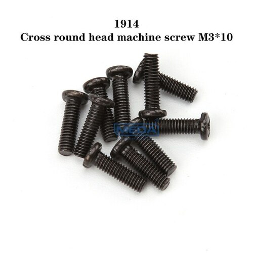 Phillips round head machine screw 3*10PM