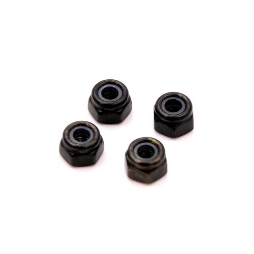 M3 lock nut carbon steel black zinc plated group