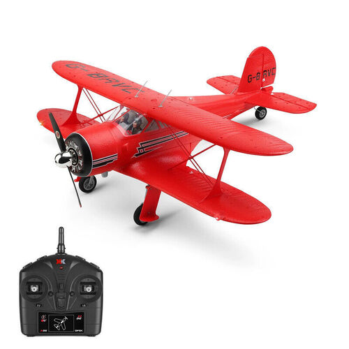   Wltoys XK-A300 Beech D-175 Biplane 6-Axis RTF A-300 RED 