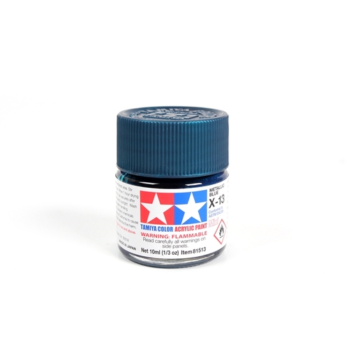 Tamiya - Metallic Blue Gloss Acryli - Acrylic 10ml - 81513-A00