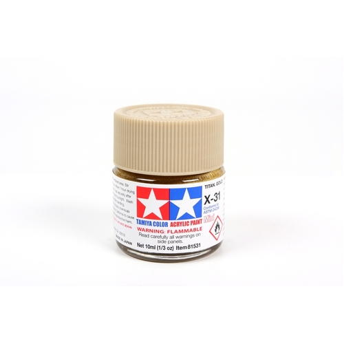 Tamiya - Titanium Gold  - Acrylic 10ml - 81531-A00