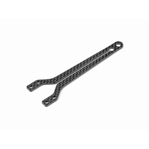 XRAY X4 GRAPHITE UPPER DECK - SPLIT FRONT - 2.0MM - XY301072