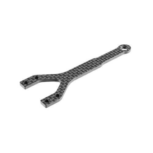 XRAY X4F'24 GRAPHITE UPPER DECK - SPLIT FRONT - 2.0MM