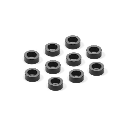 XRAY ALU SHIM 3x5x2.0MM - BLACK (10)