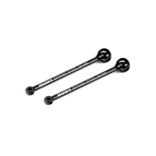 XRAY X4 CVD BB DRIVE SHAFT 52MM - HUDY SPRING STEEL™ (2) - XY305337