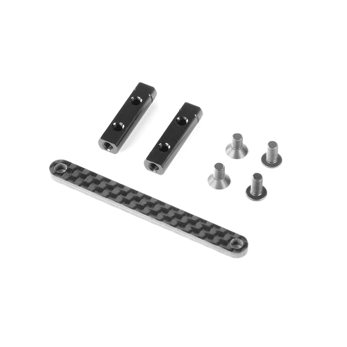 XRAY ALU SERVO HOLDERS & GRAPHITE BRIDGE - XY326201