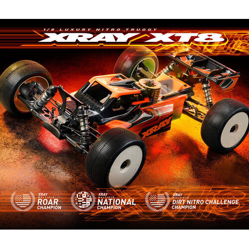 XRAY XT8'24 - 1/8 LUXURY NITRO RACING TRUGGY - XY350206