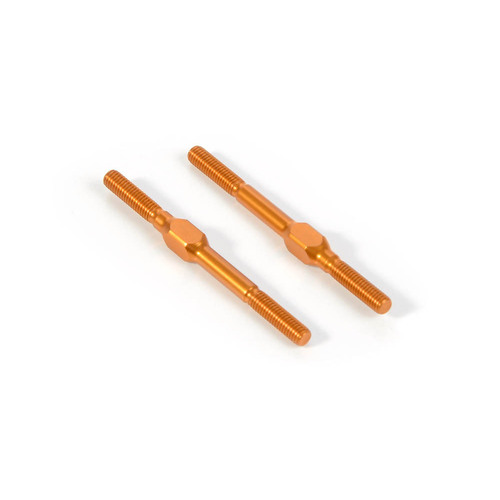 XRAY ALU ADJ. TURNBUCKLE M3X42 MM Alu Swiss 7075 T6 - Orange-XY372610-O