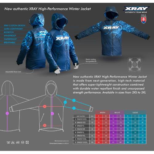 XRAY HIGH PERFORMACE WINTER JACKET LARGE - XY396501L