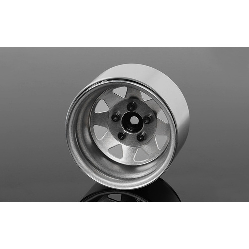 5 Lug Deep Dish Wagon 1.9" Steel Stamped Beadlock Wheels (Plain)