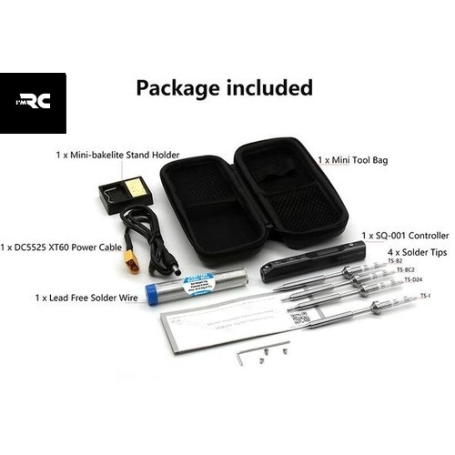 IM RC Pro Mini Soldering Iron Set 65W Digital with Oled display  - iM128